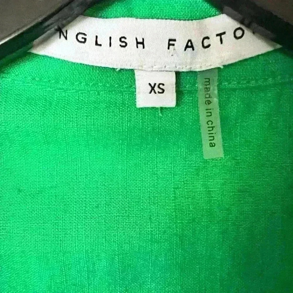 English Factory Oversize Linen Shirt - Picture 6 of 7